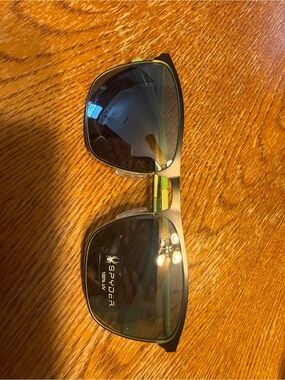 Spyder Men's Sunglasses in Black with Green Accents